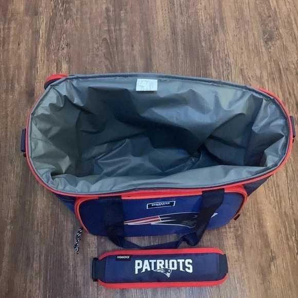 New England Patriots NFL Igloo Tailgate Tote Bag 28 Can NWT - Picture 7 of 7
